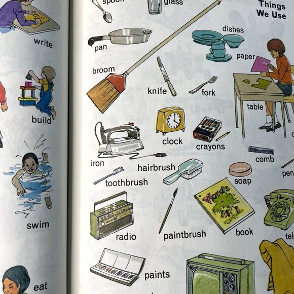 Words Little Golden Book 1974  Childrens Story Book Fairy Tales u - Picture 6 of 7